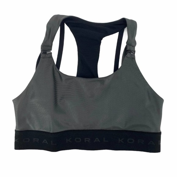 Koral Other - NEW Koral Downbeat Nursing Sports Bra Gunmetal